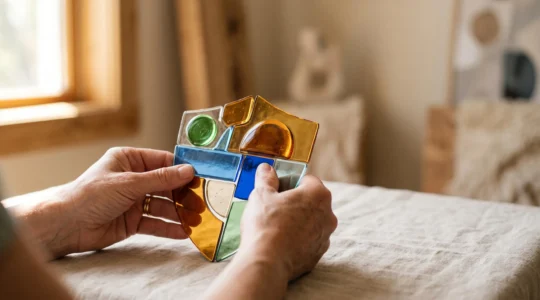 Illustration éditoriale représentant le choix personnalisé de garanties de mutuelle santé adaptées à des besoins médicaux spécifiques